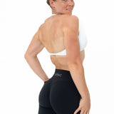 DAVOMI Minimal Neckholder Sport-BH - Cream White
