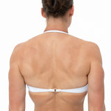 DAVOMI Minimal Neckholder Sport-BH - Cream White