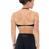 DAVOMI Minimal Neckholder Sport-BH - Deep Black