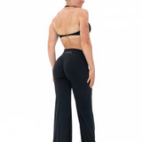 (PRE-ORDER) LUXE Sculpt Straight Leg Leggings - Deep Black