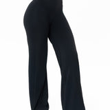 (PRE-ORDER) LUXE Sculpt Straight Leg Leggings - Deep Black