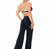 (PRE-ORDER) LUXE Sculpt Straight Leg Leggings - Deep Black