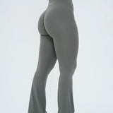 LUXE Sculpt Flared Leggings - Sage Khaki
