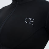 LUXE Flow Zip-Jacket - Deep Black