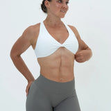 DAVOMI Double Twist Sport-BH - Cream White