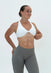 DAVOMI Double Twist Sport-BH - Cream White