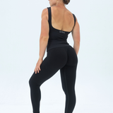 DIVINE Backless Top - Deep Black