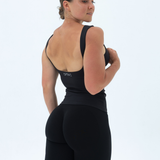 DIVINE Backless Top - Deep Black