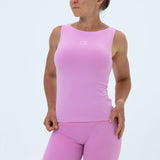 DIVINE Backless Top - Rose Pink