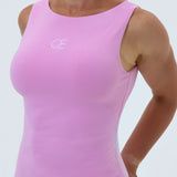 DIVINE Backless Top - Rose Pink