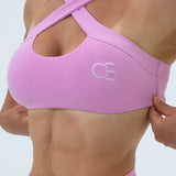 DIVINE Cross-Over Sport-BH - Rose Pink