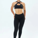 DIVINE Scrunch Leggings - Deep Black