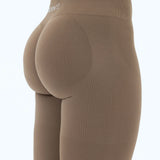 DIVINE Scrunch Leggings - Mocha Brown
