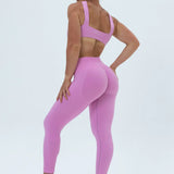 DIVINE Scrunch Leggings - Rose Pink