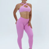 DIVINE Scrunch Leggings - Rose Pink