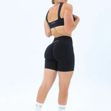DIVINE Scrunch Shorts - Deep Black