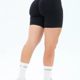 DIVINE Scrunch Shorts - Deep Black