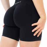 DIVINE Scrunch Shorts - Deep Black