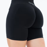 DIVINE Scrunch Shorts - Deep Black