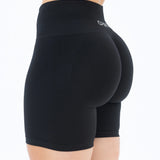 DIVINE Scrunch Shorts - Deep Black
