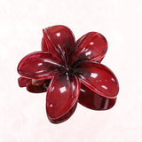 Flower Haarklammer - Bordeaux Red (Limited Edition)