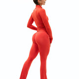 LUXE Flow Zip-Jacket - Candy Red (Limited Edition)