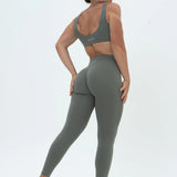 LUXE Sculpt Leggings - Sage Khaki