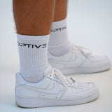 Unisex Crew Socken - White