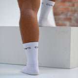Unisex Crew Socken - White