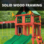 PlayMaker Deluxe Swing Set w/ Grey Slides - Image 7