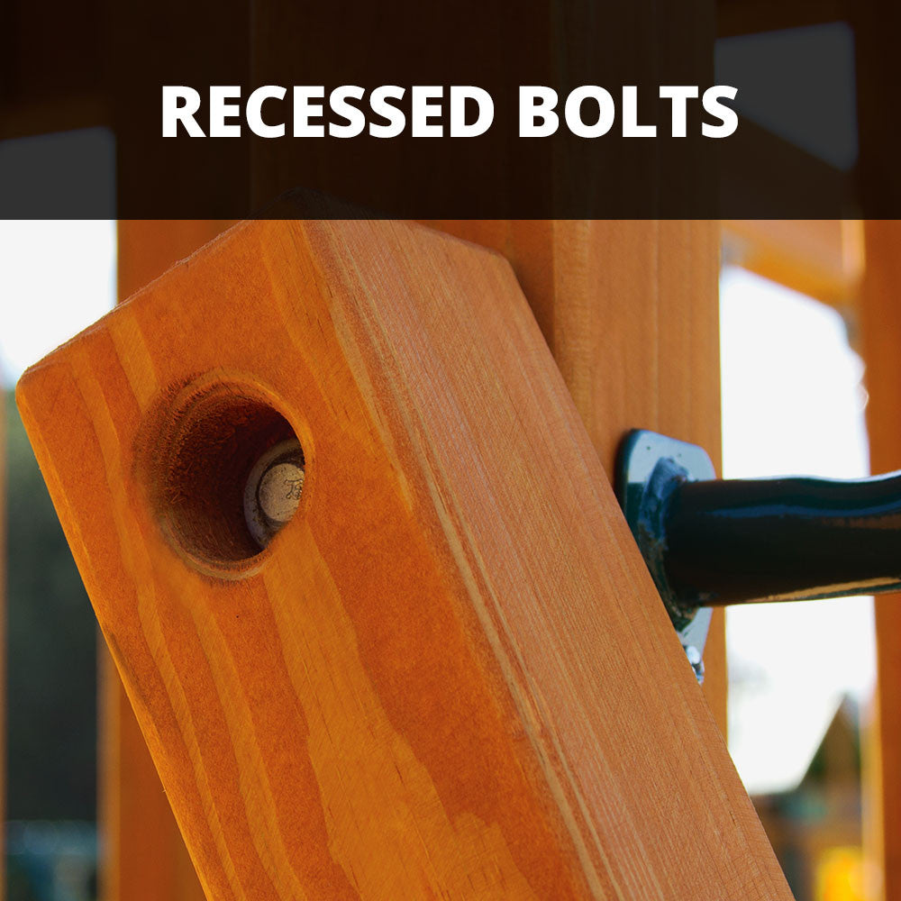 15._Outing-_Recessed_Bolts__54200.1708377427.1280.1280.jpg Outing w/ Wood Roof & Grey Slide - Image 5