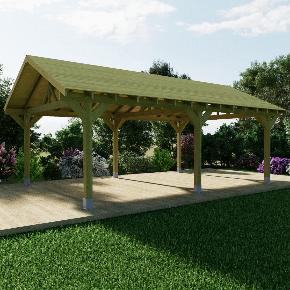Apex Plus Premium Wooden Gazebo DIY Kits - Image 5