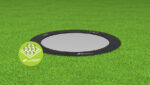 Primus Flat 10ft Rectangular In Ground Akrobat Trampolines With Exclusive Warranty and Extreme Bounce - Without net - Image 3