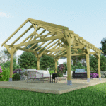 Apex Plus Premium Wooden Gazebo DIY Kits - Image 13