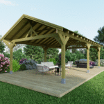 Apex Plus Premium Wooden Gazebo DIY Kits - Image 8