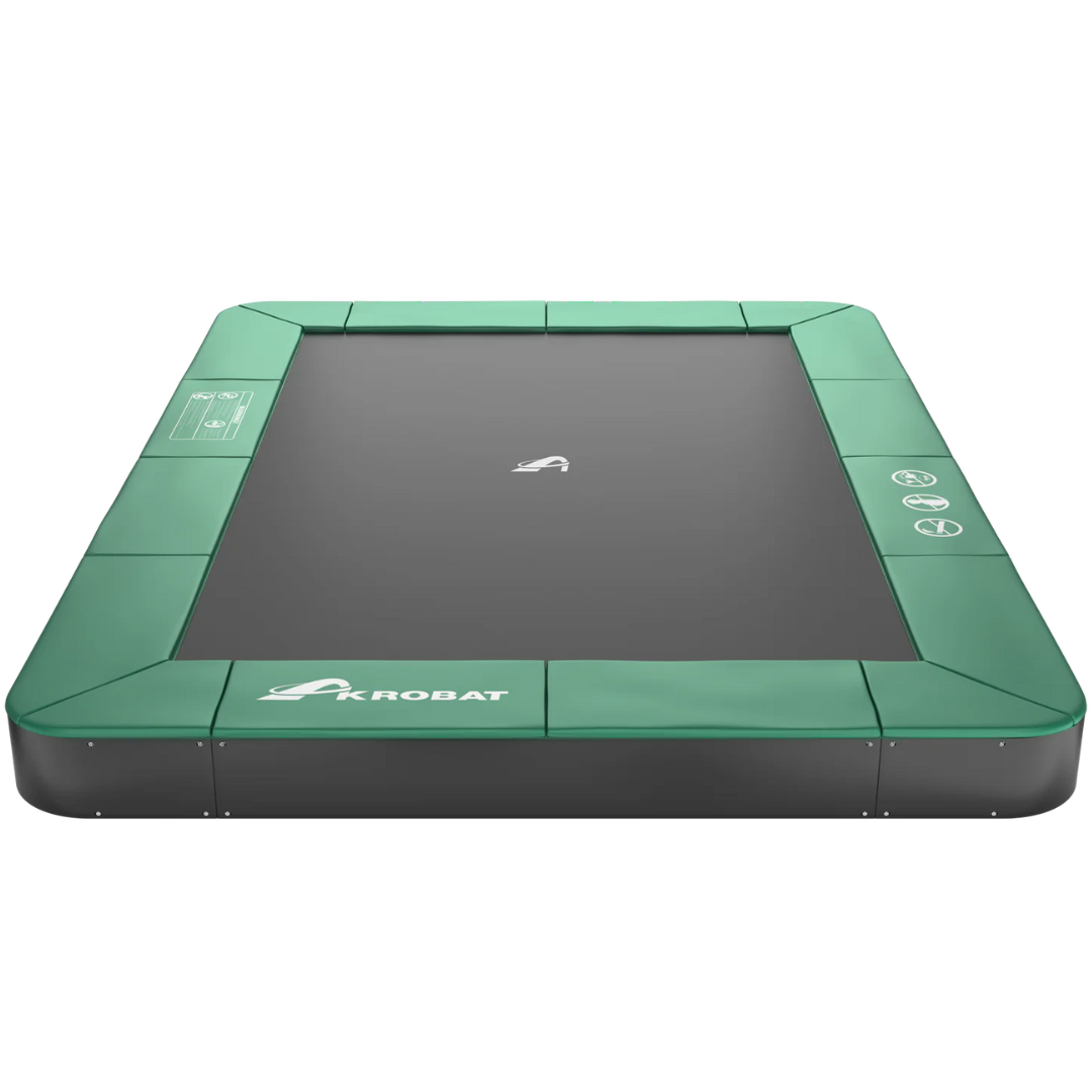 Orbit_Flatground_trampolines.png Primus Flat Rectangular 11x8ft In Ground Akrobat Trampolines Extensive Warranty and Extreme bounce - without safety net - Image 1