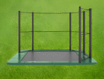 Orbit Flat Rectangular 11x8ft in Ground Akrobat Trampolines Extreme Bounce With Extensive Warranty - Safety Net - Image 3