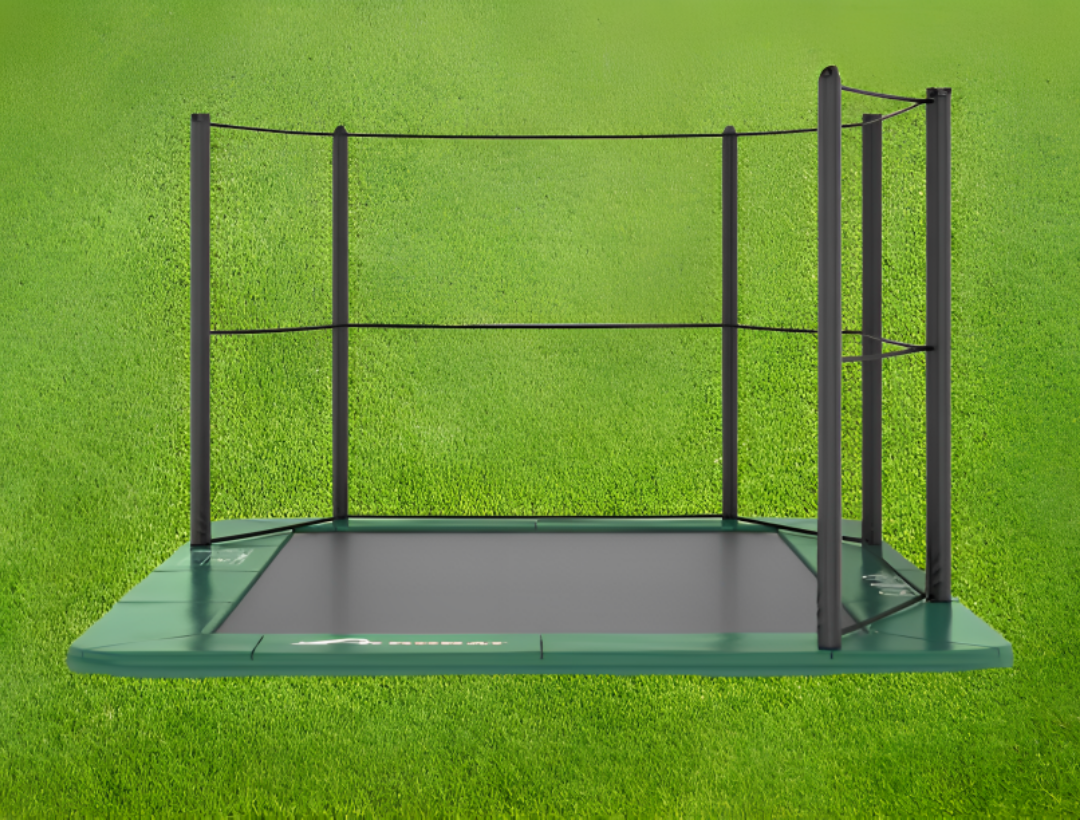 Untitled_1080_x_980_px_50e96dfa-0b27-4414-a053-0f31ebd9d2e2.png Orbit Flat Rectangular 11x8ft in Ground Akrobat Trampolines Extreme Bounce With Extensive Warranty - Safety Net - Image 3