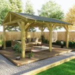 Apex Plus Wooden Gazebo Kits - Felt Shingle Roof